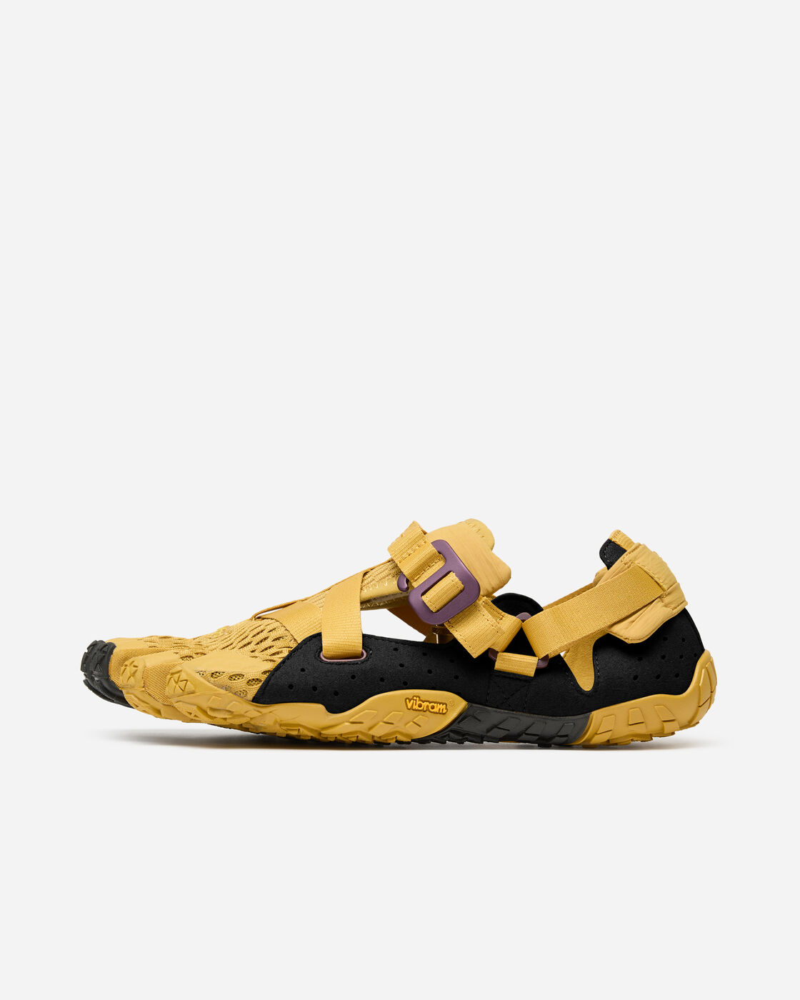 Vibram FiveFingers Breezandal femme moutarde et noir, sandale de trail à cinq orteils