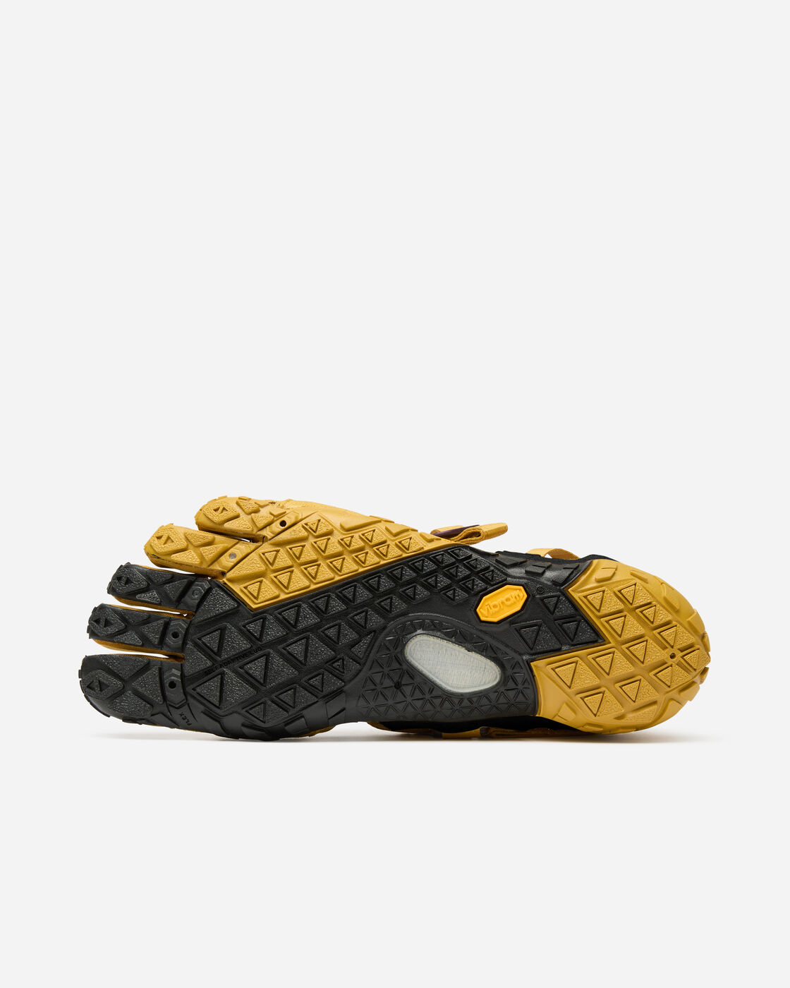 Breezandal femme moutarde et noir, sandale minimaliste à drop zéro