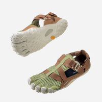 Breezandal homme vert olive et marron, plusieurs vues du modèle