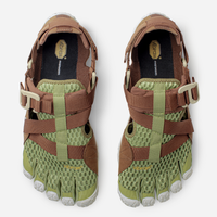 Breezandal homme vert olive et marron, semelle Vibram Megagrip de 5,7 mm
