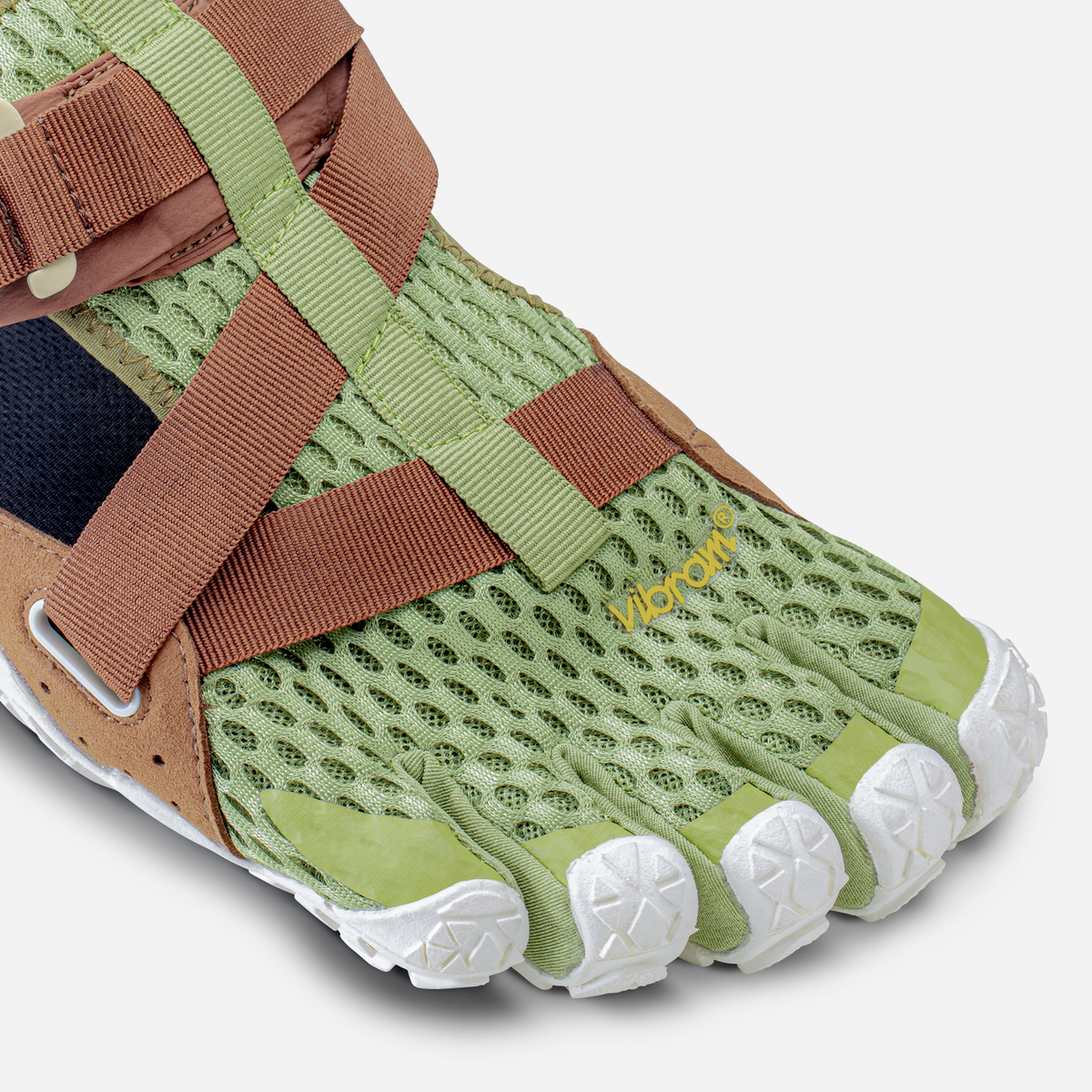 Breezandal homme vert olive et marron, mesh 3D Cocoon intégré à la semelle