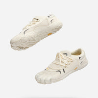 Roadaround 2 femme ivoire réfléchissant, sneaker cinq doigts à orteils séparés
