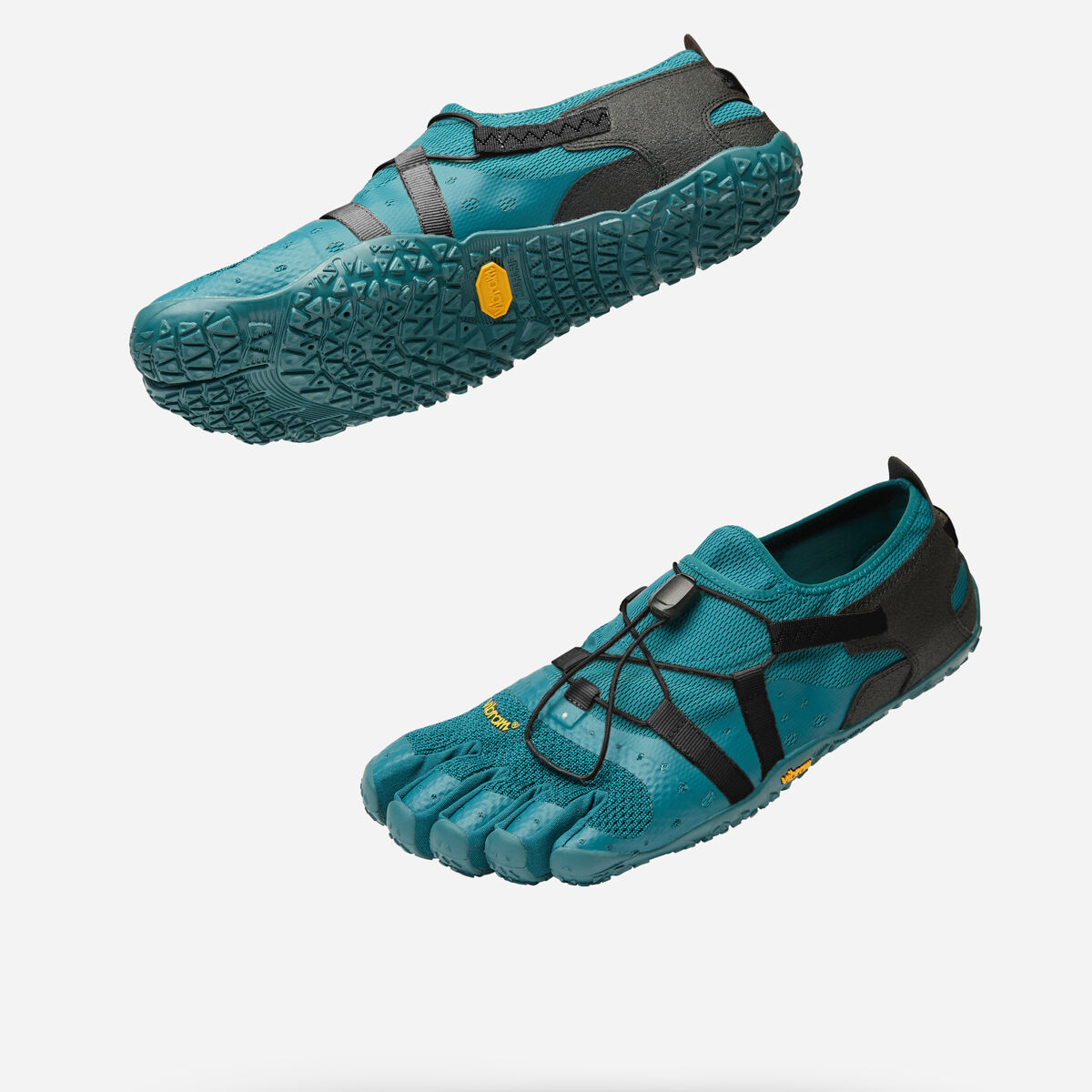 Spidrwalk bleu canard et noir, semelle Vibram Megagrip de 3,7 mm