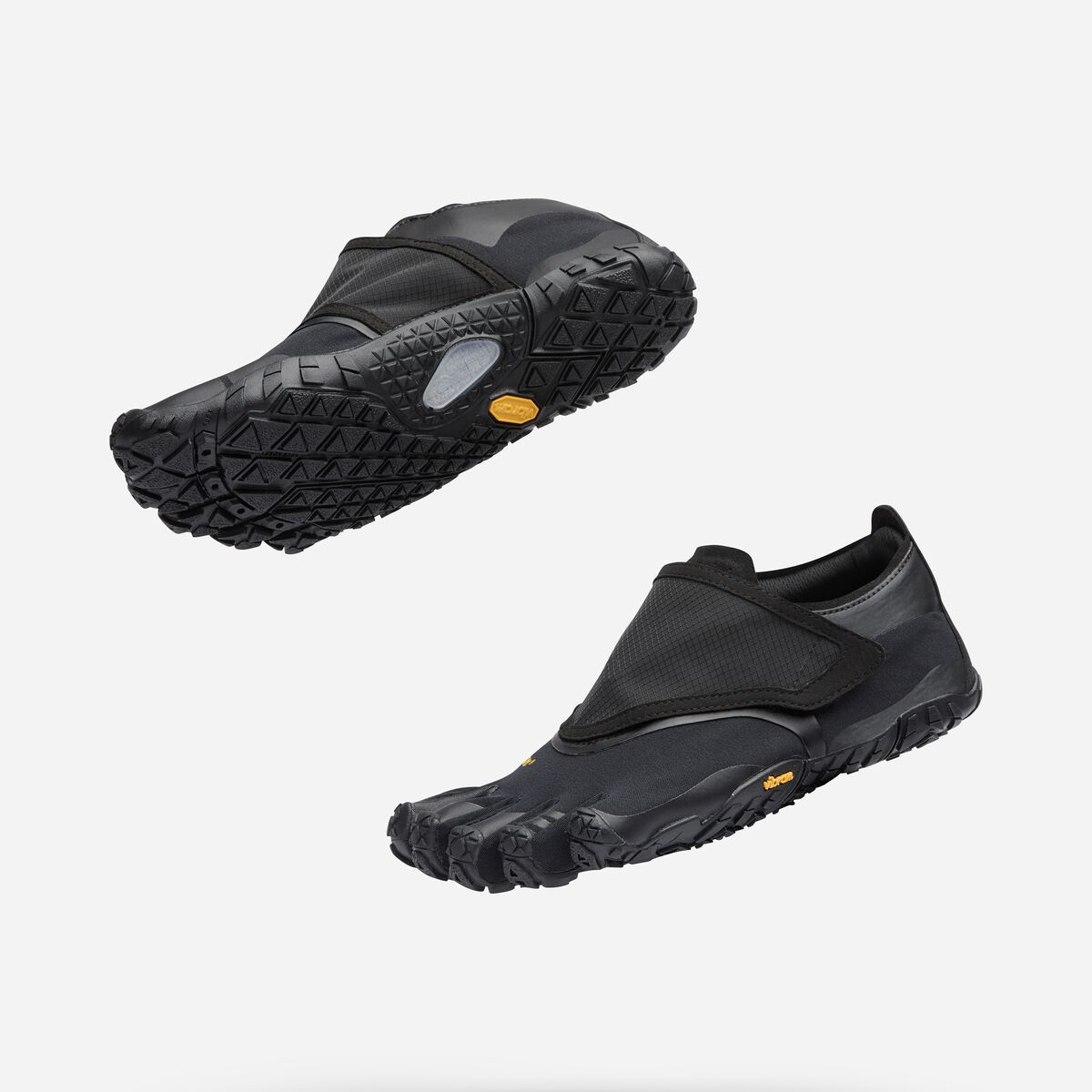 Trailope femme noir, drop zéro et cinq compartiments d'orteils