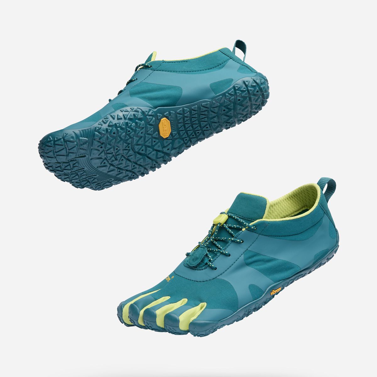V-Alpha bleu canard, semelle Vibram Megagrip pour sol sec et mouillé