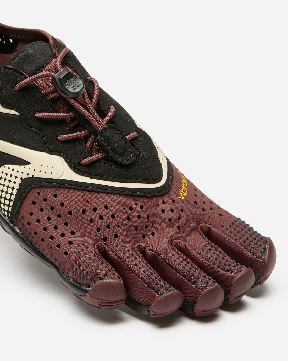 Paire de V-Run marron, ivoire et noir, cinq orteils indépendants