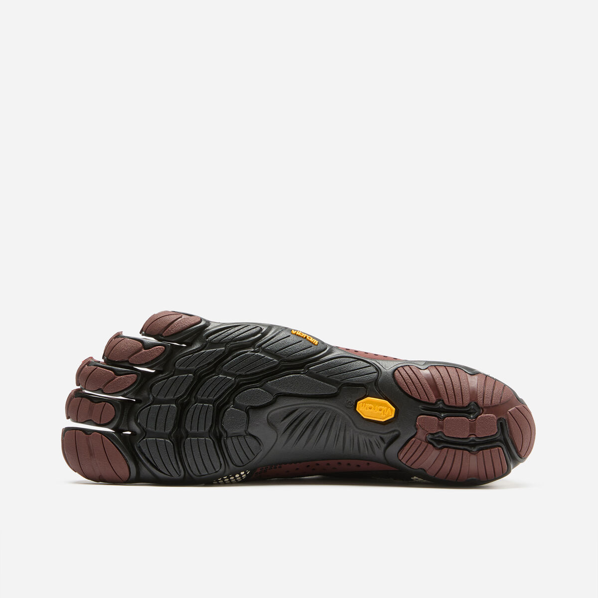 V-Run marron, ivoire et noir, chaussure de course minimaliste à poids réduit