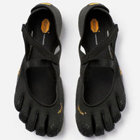 Vibram FiveFingers V-Soul femme noir, ballerine à cinq doigts à bride croisée