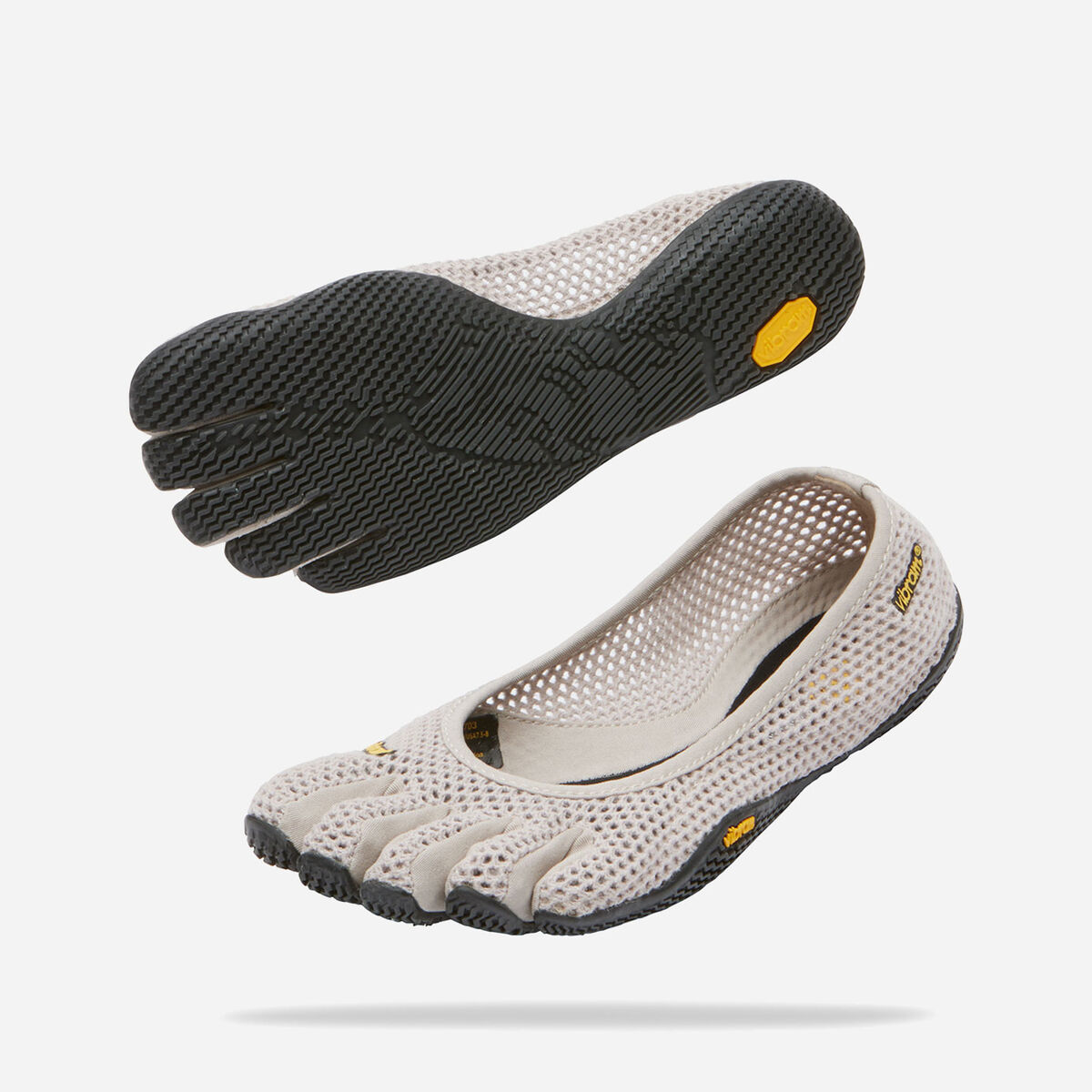 Paire de Vi-B ECO blanc, ballerine minimaliste pour le quotidien urbain